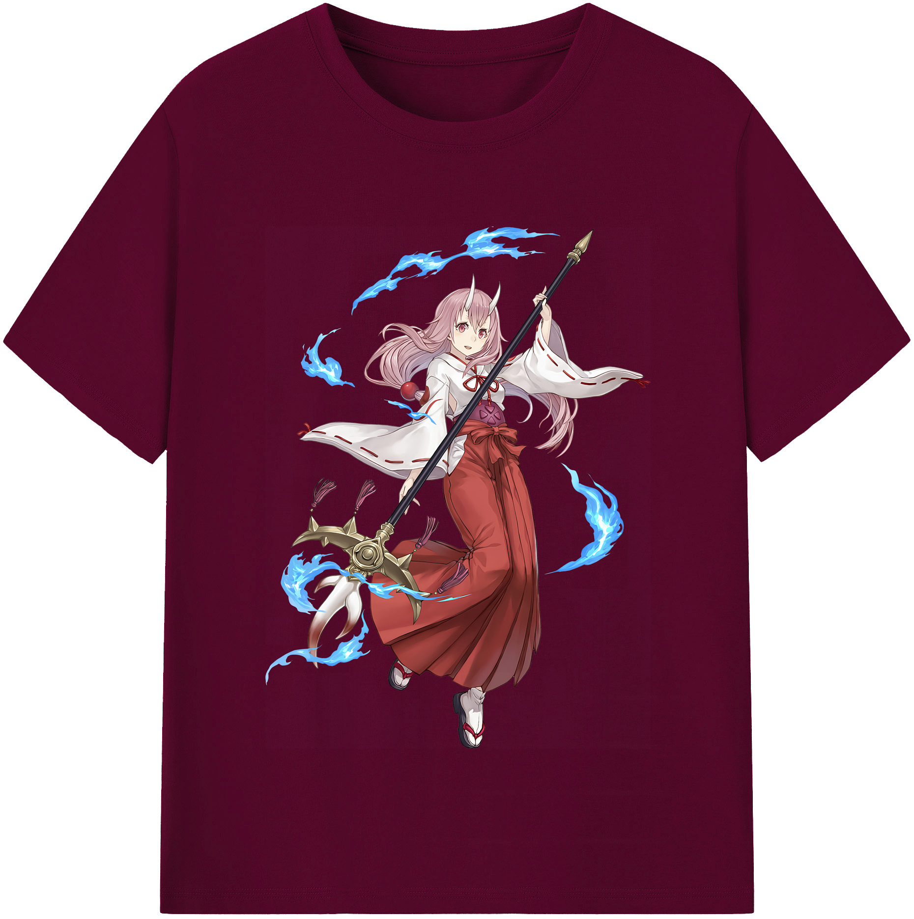 （画像用） 転スラ Regarding Reincarnated to Slime レディースカジュアルプリントTシャツ（綿100％）